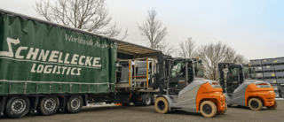 Elektrische heftrucks zijn niet krachtig genoeg voor buiteninzet.